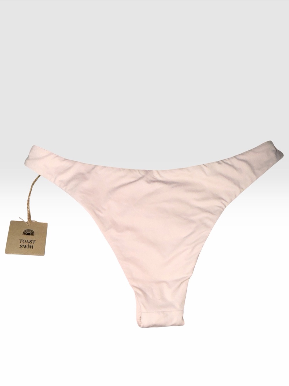 NWT Toast Swim Classic Coverage Bikini Bottom in baby pink size large - Picture 4 of 13